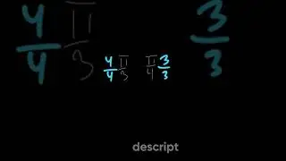 Comparing pi/3 with pi/4 at the most elementary level