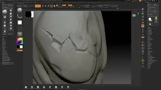Creating Stylized Cracks in ZBrush