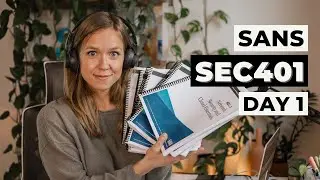 SANS SEC401 Vlog 1 - Live Online Day 1 of Exploring Security Essentials