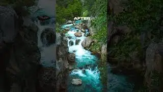 AI Nature Forest Lightroom Presets | Cinematic Green & Blue Tones 
