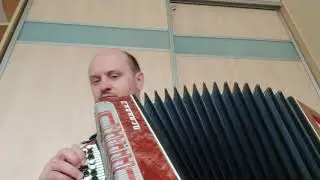 Снег кружится - Игра на баяне