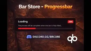 Modern Progress Bar UI for QBCore | Bar Store