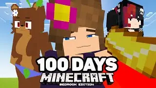 I Spent 100 Days In Jenny Mod BEDROCK