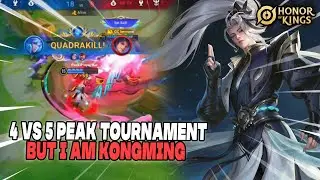 This is WHY Kongming is the BEST Jungler | Honor of Kings - Peak Tournament 4 vs 5 Gameplay