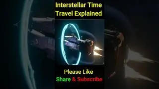 Interstellar Time Travel Explained #ShahTutorial#shorts#short#facts #viral #trending