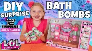 DIY Bath Fizzies with LOL Surprise Doll Fizz Factory!