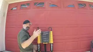 Telescoping Ladder 12.5FT Extension Ladder with Hooks