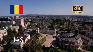 Iași, Moldova, Romania - 4K DJI Air2S Drone Footage