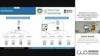 Seminarios CIO. Anjeza Bekolli. Distribution of Profits in Agricultural Supply Chains...