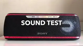 Sony SRS-XB41Wireless Speaker, Unboxing & Sound Test