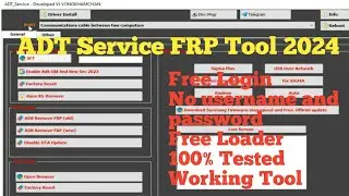 ADT Frp Bypass Tool | Samsung Frp Bypass Tool 2024