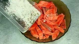 ГОРБУША МАЛОСОЛЬНАЯ КУСОЧКАМИ (ролик с бусти, ссылка на бусти в инфобоксе под роликом)