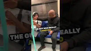 He kept getting caught doing this on the train 😯