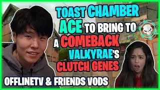 Toast ACE with Chamber Abilities for a COMEBACK win ft Valkyrae's Clutch Genes ft Sykkuno Kkatamina