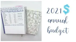 2021 Annual Budget & Sinking Funds Set Up | Annual Budget Planning