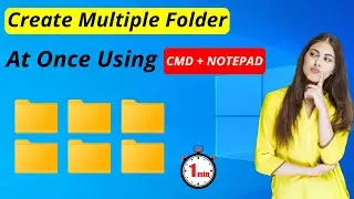 How to make unlimited folder on Computer || How to make folder new trick |#computer #computertricks