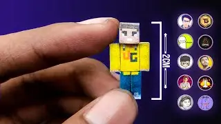 I Built The World's Smallest Minecraft Statue