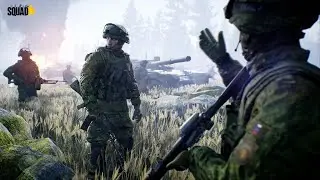 SQUAD-тактика боя__обнова! Сквадной ранен танком!!Работает арта осторожно!