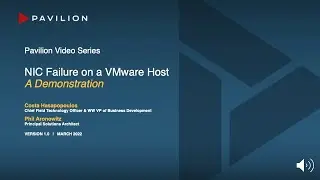 NIC Failure in a VMware Environment a Demo - NVMe-RoCE, NVMe-TCP, NVMe-Over-Fabrics