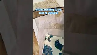 2 giveaway prizes awaiting addresses so I can send!