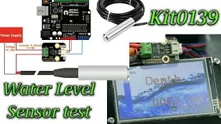 Arduino interface with  Submersible level transmitter |  Arduino interface with kit0139 sensor