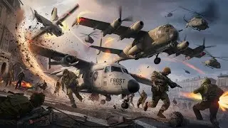 Intervention of US Army Rangers in Paris (AC-130 Coverage) MW3- 4K
