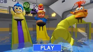 INSIDE OUT 2 WATERPARK! PRISON RUN BARRY! #roblox #obby