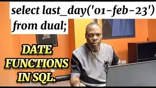 Date manipulation functions in SQL 