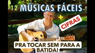 12 Músicas super fáceis só com acordes básicos -  Batida pop  rock e balada