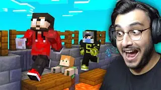 HEROBRINE SMP MEMBERS PLAY PARKOUR CHALLENGE | RAWKNEE