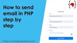 how to send email using PHP mail function step by step || With Source Code
