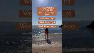 HOW MUCH DID OUR SECOND MONTH OF VAN LIFE IN PORTUGAL/SPAIN COST?! (Van Life Europe)