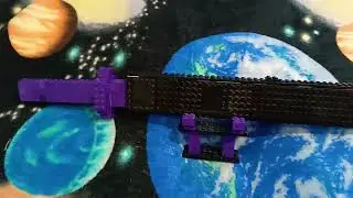 фиолетовая катана из лего .