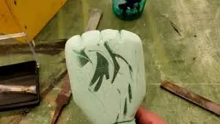 Frankensteins Fist DIY set dressing prop