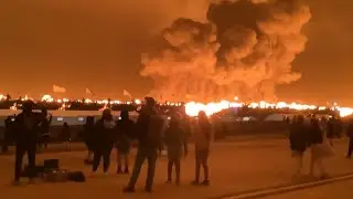 WALL OF FIRE!  Avalon Airshow