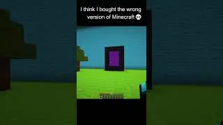 I think I bought the wrong version of Minecraft #shorts