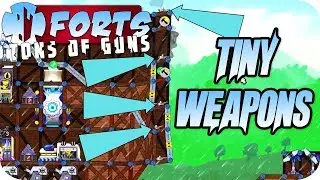EVERYTHING IS TINY Forts Multiplayer 4v4 Gameplay