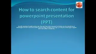 How to search content for your PPT #AbhijitSarkar