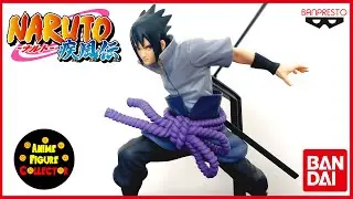 Unboxing & Review Naruto Shippuden Sasuke Uchiha Vibration Stars Banpresto Bandai Figure