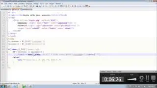 PHP Forum #5 - Login page #1