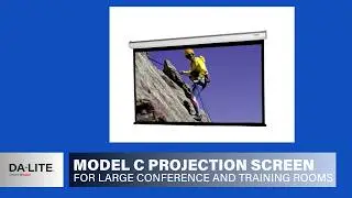 Da-Lite Model C | Projection Screen for Large Conference & Training Rooms