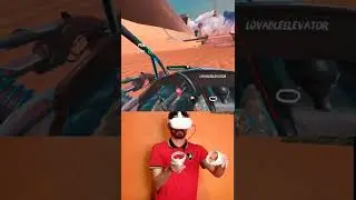 Jogando jogo parecido com Mario Kart no VR Meta Quest 2
