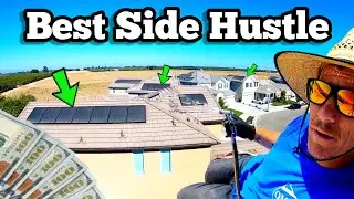 Cleaning Solar Panels is Best Side Hustle EVER!