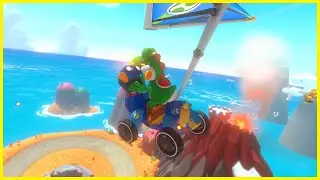 Mario Kart 8 Deluxe: WAVE 4 DLC *First Playthrough!!* [Fruit Cup + Yoshi's Island!!]