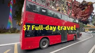 One Day Food Trip on a Double-Decker bus | Guangzhou