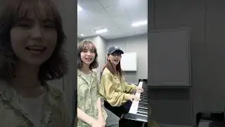 まっぴーと一緒に新曲「ジューブン」歌いました!!あまりにピアノ素敵すぎてびっくりでした🫢♡#甲田まひる #Anonymouz #ジューブン