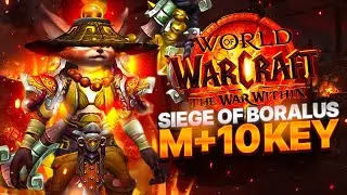 Brewmaster Monk TAKES ON Siege of Boralus M+ 10 in World of Warcraft