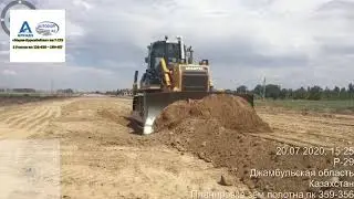 Планировка земполотна ПК356 - ПК359 20-07-2020