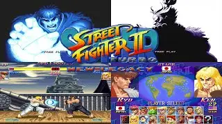 Super Street Fighter 2 Turbo - New Legacy (Hack) Attract Mode - Demo