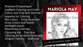 Livestream | Mariola May - Listening to Nature PDF | Colour and chat & Giveaway